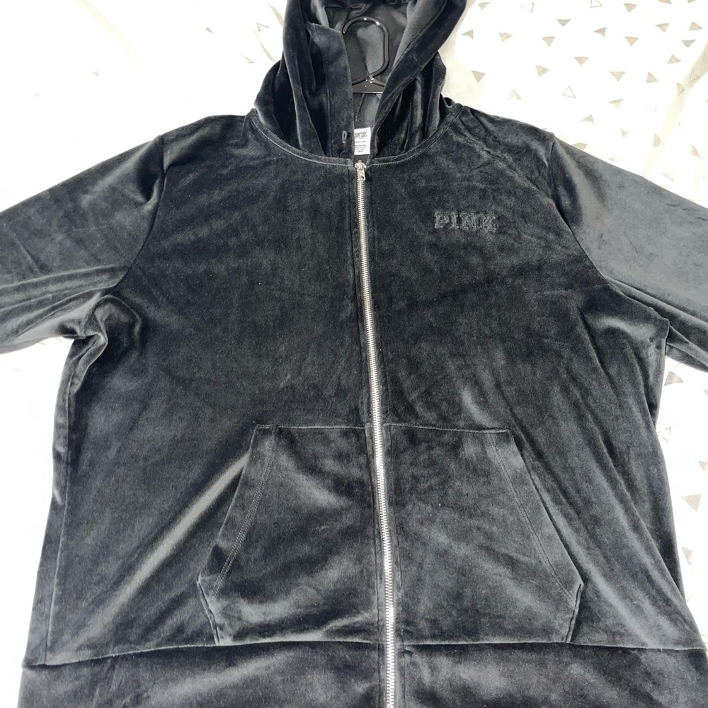Victoria Secret velour hoody and pants set